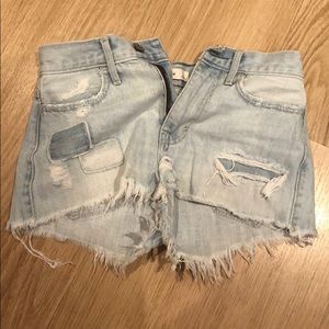 Abercrombie light blue shorts